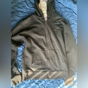Champion Black Zip up hoodie